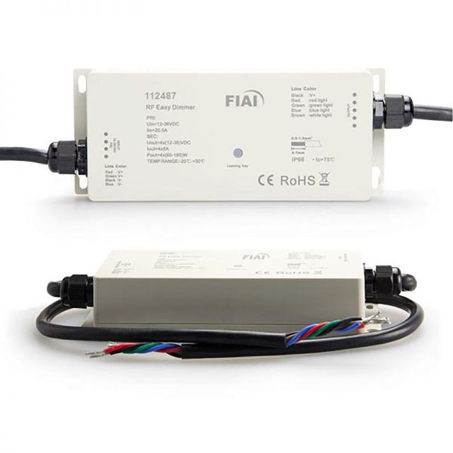 Sys-One Funk PWM-Dimmer IP66, 4 Kanal, 12-36V 4x5A