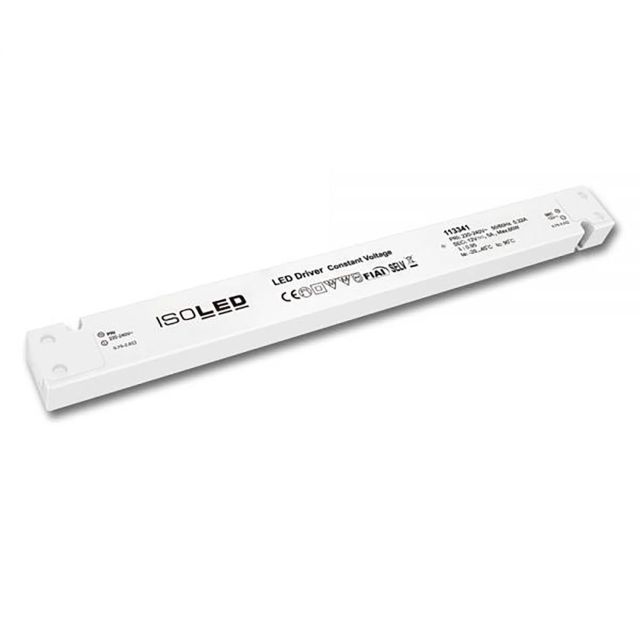 LED Trafo 12V/DC, 0-60W, SELV, ultraflach, schmal