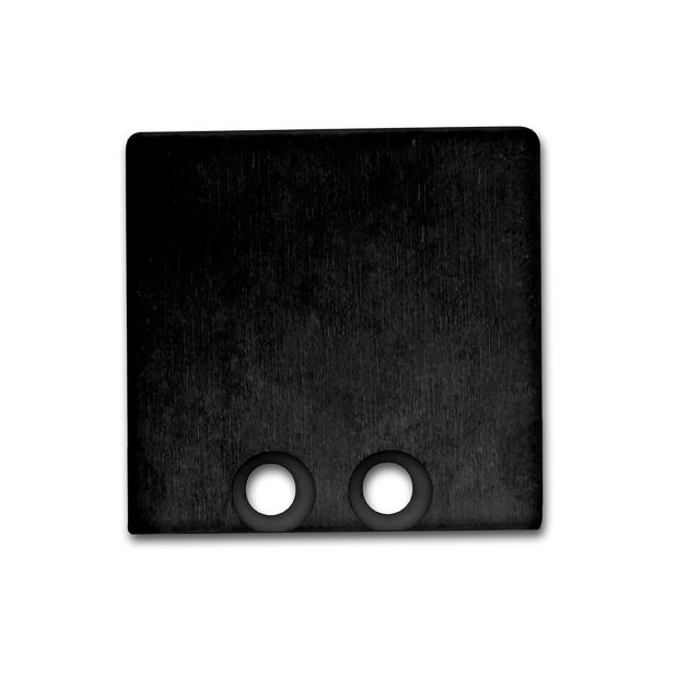 Endkappe EC 58B schwarz für Profil SURF16, 2 STK, inkl. Schrauben