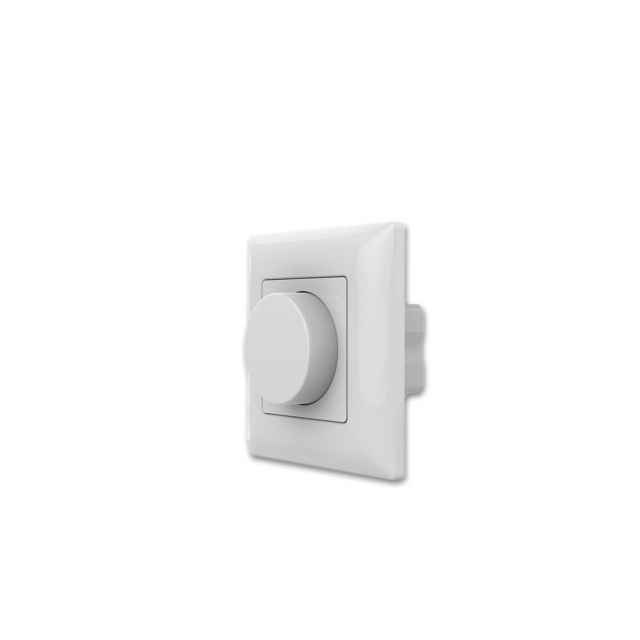 Sys-Pro 1 Zone Einbau-Drehknopf/Funk-Dimmer 230V, 360VA, Phasenan-/Abschnitt wählbar