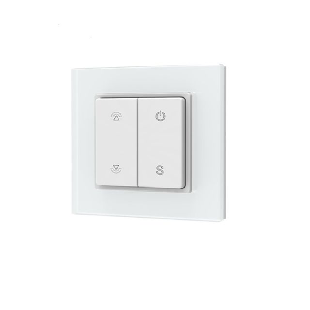Sys-Pro Single Color 1 Zone Aufputz-Tast-Fernbedienung mit 1 Szenenspeicher und Batterie