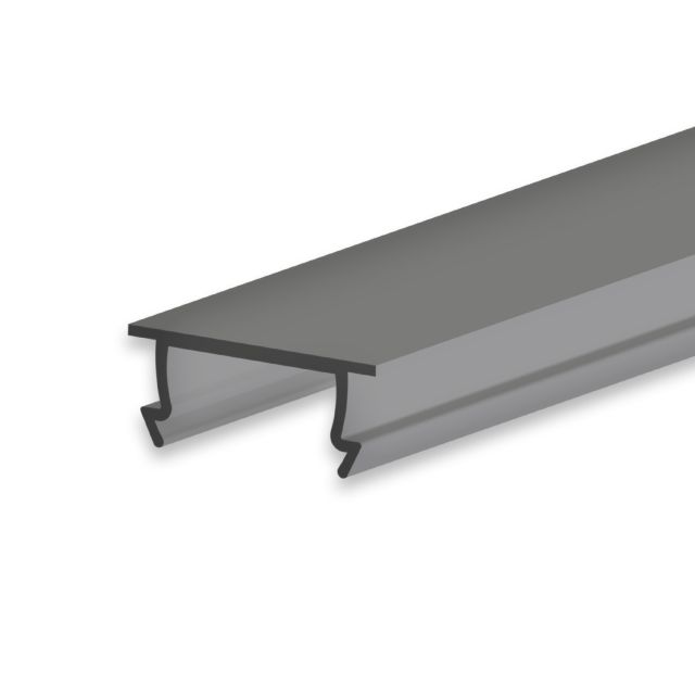 Abdeckung COVER44 schwarz/matt 200cm für Profil SURF10