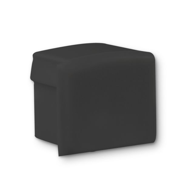 Endkappe EC81B schwarz für Profil SURF10, 1 STK