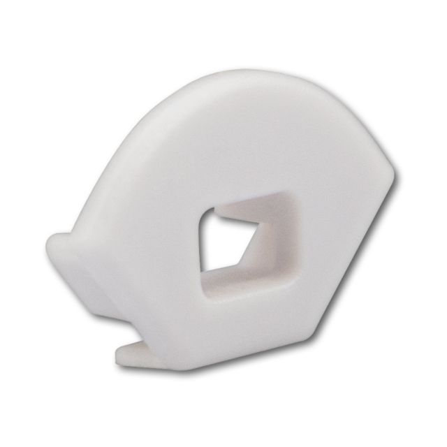 Endkappe EC88 für Profil CORNER10 SLIM mit Kabeldurchführung, 1 STK