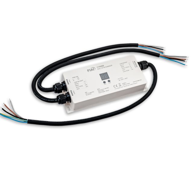DALI DT8 1 Adresse Universal Push-Dim PWM-Dimmer IP67, 4 Kanal, 12-36V 4x5A