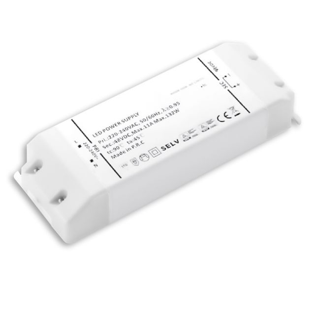 LED Trafo 48V/DC, 0-150W, SELV, flach
