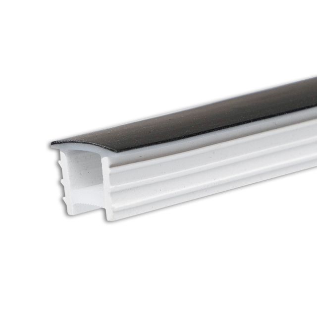 FLEX-COVER10 Twist+Bend, Silikon, schwarz, 5% Transm., 5m Rolle