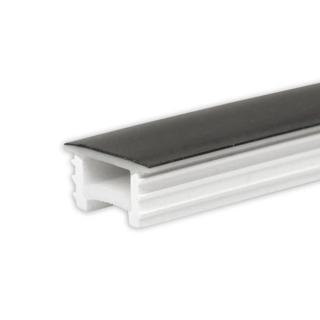 FLEX-COVER16 Twist+Bend, Silikon, schwarz, 5% Transm., 5m Rolle
