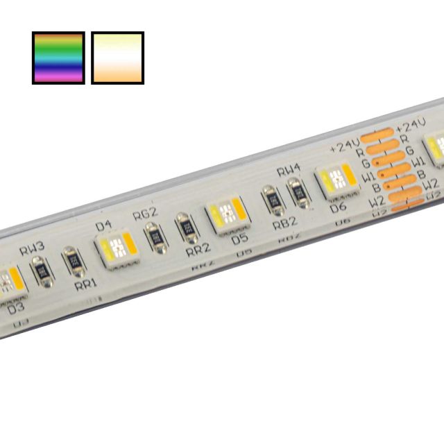 LED-Flexmodul 14,5 Proof 85, 24V, IP68, 1400lm/m, 19W/m, RGB+2500K-6500K, 5m