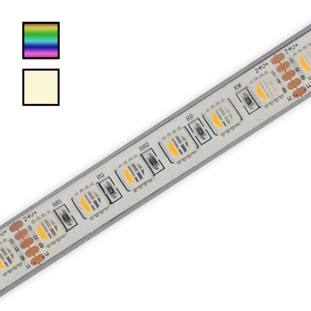 LED-Flexmodul 12,5 Proof, 24V, IP68, 1000lm/m, 18W/m, RGB+3000K, 5m