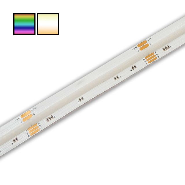LED-Flexmodul 14 COB CSP, 24V, IP68, 1150lm/m, 19W/m, RGB+3000K, 5m