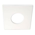 Cover aluminum angular white matt for Sys-68