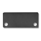 Endkappe EC43 Alu schwarz RAL 9005 für SURF/DIVE20 FLAT mit COVER10, 2 STK, inkl. Schrauben