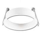 Recessed expansion ring round white matt for Sys-68