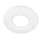 Cover aluminum round/edge white matt for Sys-68