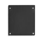 End cap E69 aluminum black for LAMP30 V1+V2, 2 pcs, incl. screws