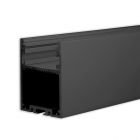 LED Surface mounted profile LAMP30 V1 aluminum black RAL 9005, 200cm