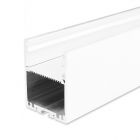 LED Surface mounted profile LAMP30 V1 aluminum white RAL 9003, 200cm