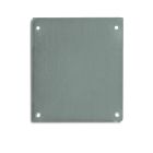 End cap E69 aluminum silver for LAMP30 V1+V2, 2 pcs, incl. screws