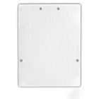 End cap EC74 aluminium white  for profile LAMP40, 2 pcs, incl. screws