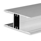 LED surface mounted luminaire profile HIDE DOUBLE anodized aluminum, 200cm