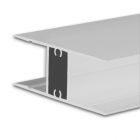 LED surface mounted light profile HIDE DOUBLE aluminum white RAL 9003, 200cm