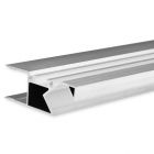 LED surface mounted luminaire profile HIDE ASYNC anodized aluminum, 200cm