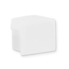 End cap EC81W white for profile SURF10, 1 pc.