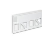 LED tile profile UP10, white RAL 9003 300cm
