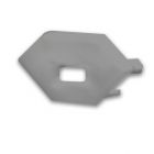 Endkappe EC97 für Profil CORNER11n mit Kabeldurchführung, 1 STK