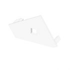 End cap EC111R white for profile CORNER18 with cable gland, right 1 pc