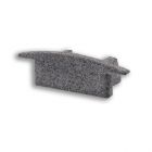 End cap EC229 for profile MINI-EB V2, grey, straight, 1 pcs.