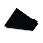 End cap EC110R black for profile CORNER18, right 1 pc