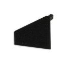 End cap EC110R black for profile CORNER18, right 1 pc