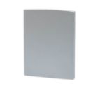 End cap EC114 silver for LAMP30 V1+V2, 2 pieces, with light trap